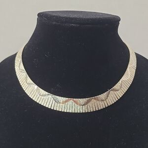 Milor Sterling Silver Bib Necklace